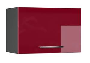 Hängeschrank Fame 60cm Anthrazit - Hochglanz Bordeaux