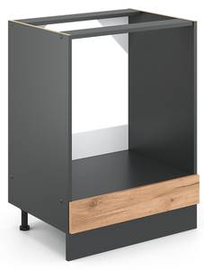 Meuble pour four R-Line 34893 Anthracite - Imitation chêne truffier de sonoma