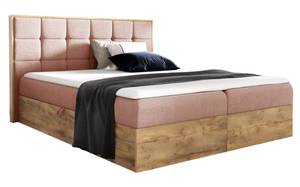 Boxspringbett ZONNI 140x200 FR14 Rosa Pink - Holzwerkstoff - 150 x 105 x 211 cm