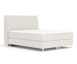 Boxspringbett Chermin Beige - Breite: 160 cm