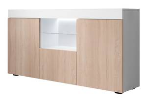 Sideboard Sefora Sonoma Trüffel Dekor - Weiß