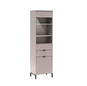 Mediawand LINKI 1 Beige - Holzwerkstoff - 330 x 195 x 40 cm