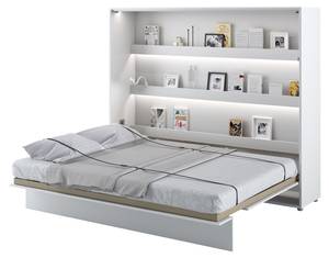 Schrankbett Bed Concept BC-14+Matratze Hochglanz Weiß