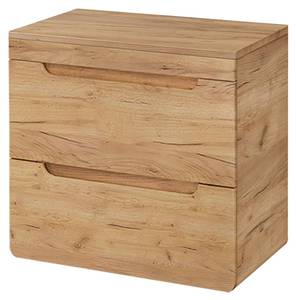 Waschtischunterschrank 80cm mit Becken Braun - Holzwerkstoff - 81 x 76 x 46 cm