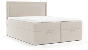 Premium Boxspringbett Pao Beige - Breite: 200 cm