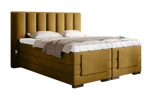 Boxspringbett SAFINA Gelb - Breite: 178 cm