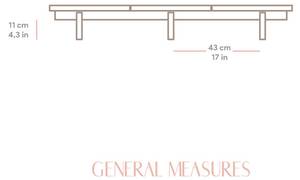 Couchtisch Nova Massivholz - Holzart/Dekor - 135 x 20 x 90 cm