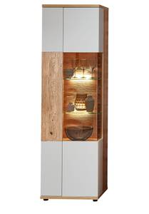 Wohnzimmer Valente 49 (3-teilig) LED Grau - Holzwerkstoff - Holzart/Dekor - 240 x 202 x 48 cm