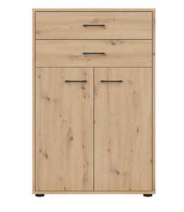 Highboard Space Office Braun - Holzwerkstoff - 80 x 122 x 37 cm