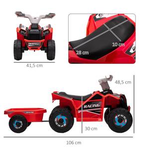 Kinder Elektro-Quad 370-277V90RD Rot