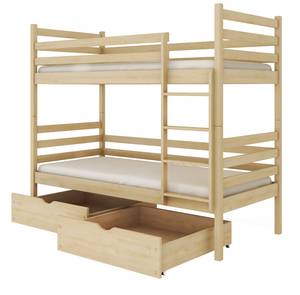 Etagenbett Nemo Beige - Massivholz - Holzart/Dekor - 90 x 161 x 190 cm