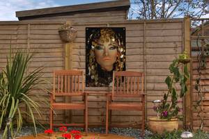 Outdoor-Poster 40x60 Frau - Kleopatra Kunststoff - 40 x 60 x 1 cm