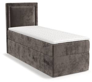 Boxspringbett Indeo Braun - Breite: 90 cm - H3