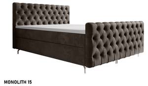 Boxspringbett CHESTER PLUS Braun - Breite: 182 cm