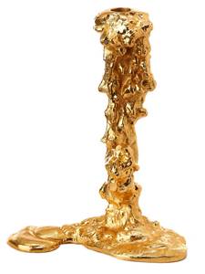 Pols Potten Kerzenhalter Drip, medium Gold - Metall - 18 x 25 x 11 cm