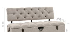 Banc de rangement 299505 Crème