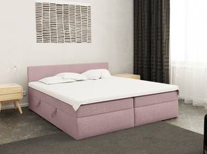 Boxspringbett Doppelbett Menorca Pink - Breite: 140 cm