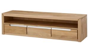 Wohnwand Pisa 30 (4-teilig) mit LED Braun - Massivholz - Holzart/Dekor - 291 x 198 x 46 cm