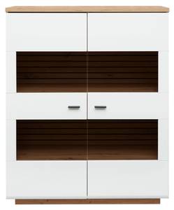 Esszimmer Frederik 54-3 Weiß - Holzwerkstoff - 285 x 136 x 47 cm