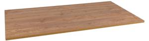 Tischplatte Kiev Braun - Naturfaser - Holzart/Dekor - 60 x 2 x 120 cm