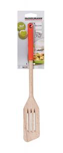 Spatule de cuisine ajourée Mauve - Bois massif - 5 x 1 x 34 cm