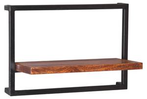 Wandregal Panama 10 Braun - Massivholz - Holzart/Dekor - 50 x 35 x 25 cm