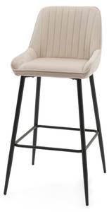 Barhocker PASSO Velour Beige