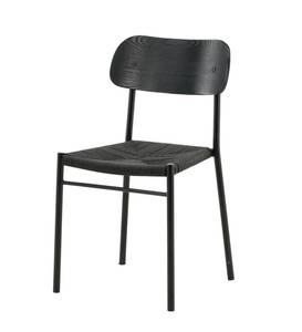 Chaise de salle à manger Polly lot de 2 Noir