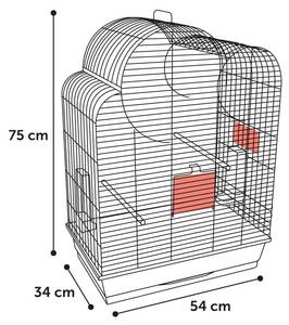 Vogelkäfig 3015178 Taupe