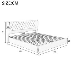 Polsterbett XUE AGD8 Breite: 186 cm