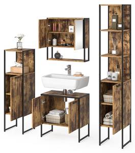 Salle de bain Fyrk vieux bois (4 élém.) Imitation chêne rustique