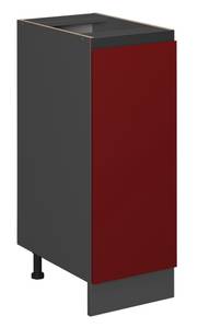 Meuble de cuisine R-Line 39773 Anthracite - Rouge