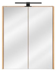 Armoires de toilette MADERA MC60 2D Beige - Bois manufacturé - Matière plastique - 60 x 72 x 16 cm