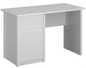 Schreibtisch Ernest Weiß - Holzwerkstoff - 76 x 120 x 59 cm