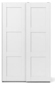 Kleiderschrank Veto A Weiß - Holz teilmassiv - 122 x 200 x 61 cm