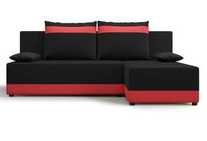 Ecksofa TOLEDI Rot - Ecke davorstehend rechts