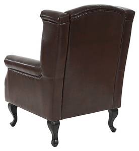 Fauteuil relax Chesterfield Marron châtaignier