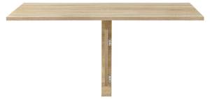 Table murale Schlammburg Marron - Bois manufacturé - 100 x 58 x 60 cm