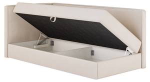 Boxspringbett MITTO CONTI Ecru - Breite: 90 cm - H4