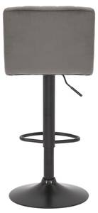 Tabouret de bar Jamie Lot de 2 Gris