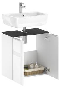 Meuble sous-lavabo Otis Blanc - Bois manufacturé - 58 x 60 x 33 cm