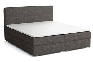 Boxspringbett Doppelbett Soler Grau - Breite: 180 cm