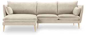 Ecksofa AGATE 4 Sitzplätze Beige