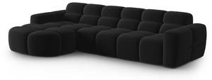 Ecksofa LISA 4 Sitzplätze Schwarz