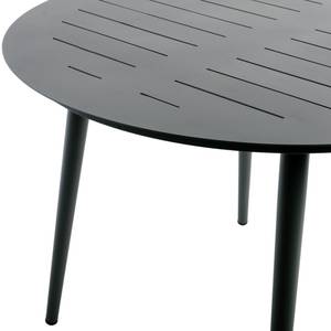 Table de jardin ronde alu Inari Gris - Métal - 110 x 75 x 110 cm