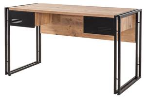 Schreibtisch Alkes Braun - Holzwerkstoff - 60 x 75 x 139 cm