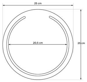 Schneidebretter LESTE Braun - Eiche - 25 x 25 cm - Anzahl Teile im Set: 4