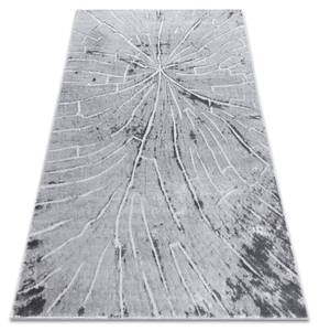 Modern Mefe Teppich 2784 Baum Holz Grau - Kunststoff - Textil - 240 x 1 x 330 cm