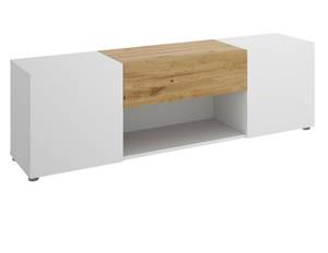 Meuble TV Dacciar Blanc - Bois manufacturé - 139 x 45 x 35 cm