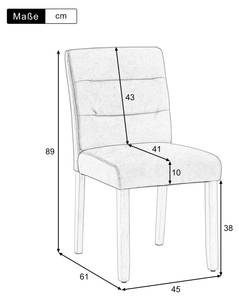 Esszimmerstuhl PUERWoody (2er Set) 2er Set